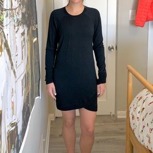 Athleta criss cross sweatshirt dress